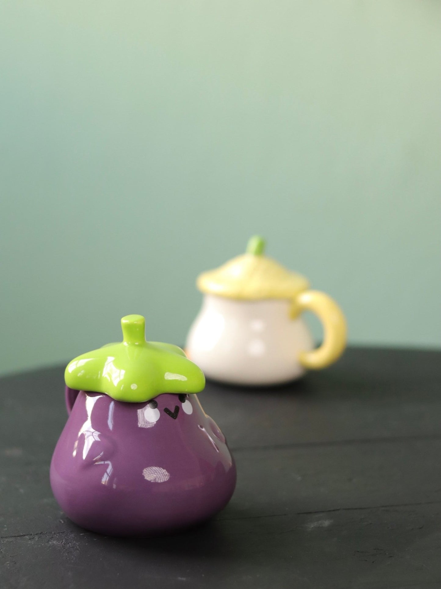 Creative Eggplant CupPorcelain / Ceramic