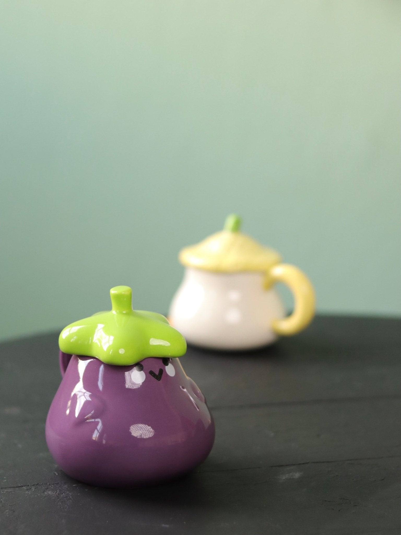 Creative Eggplant CupPorcelain / Ceramic