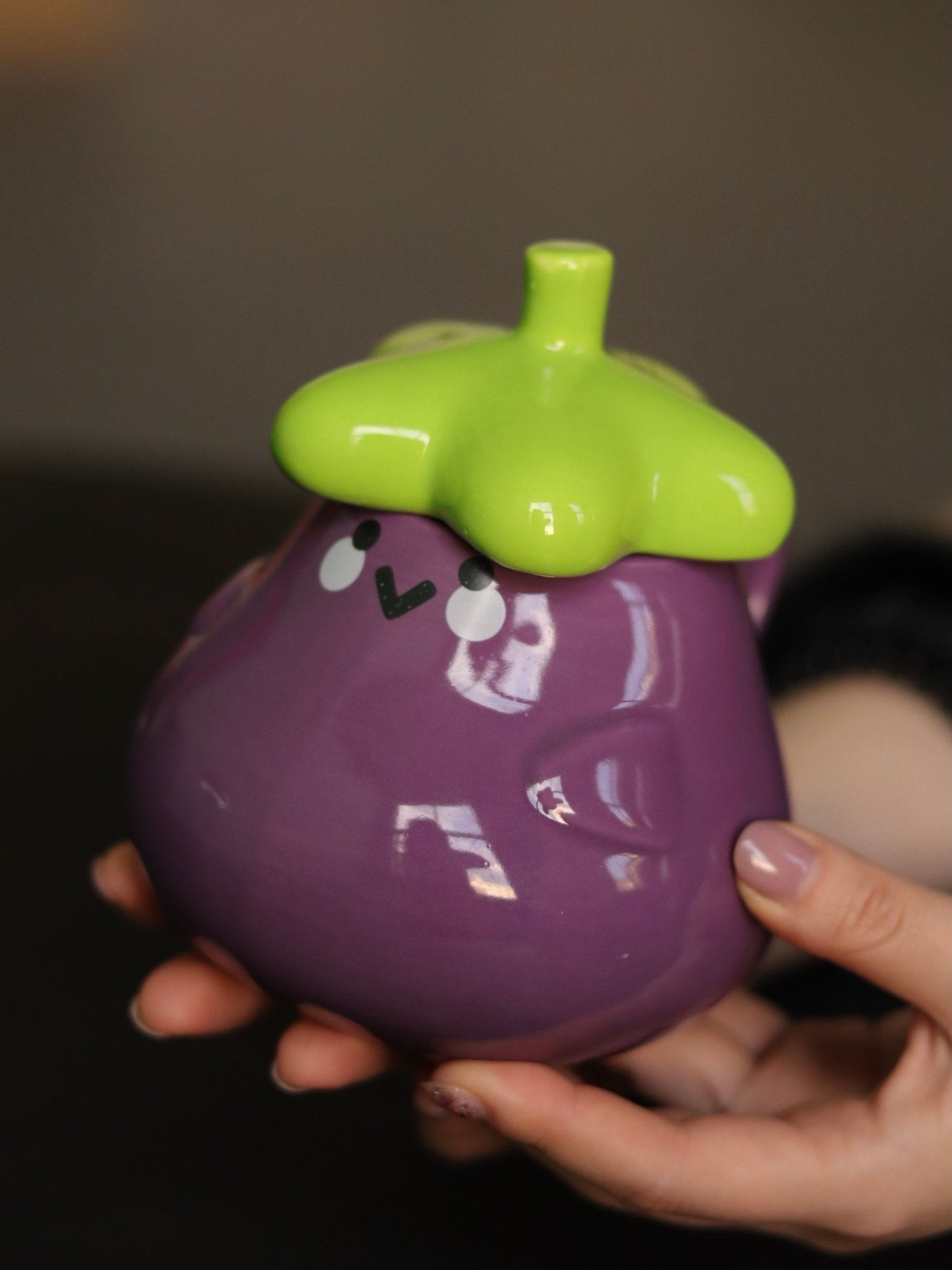 Creative Eggplant CupPorcelain / Ceramic