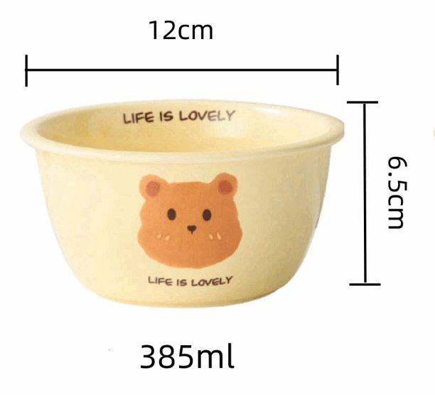 Cute Bear Dinner SetPorcelain / Ceramic