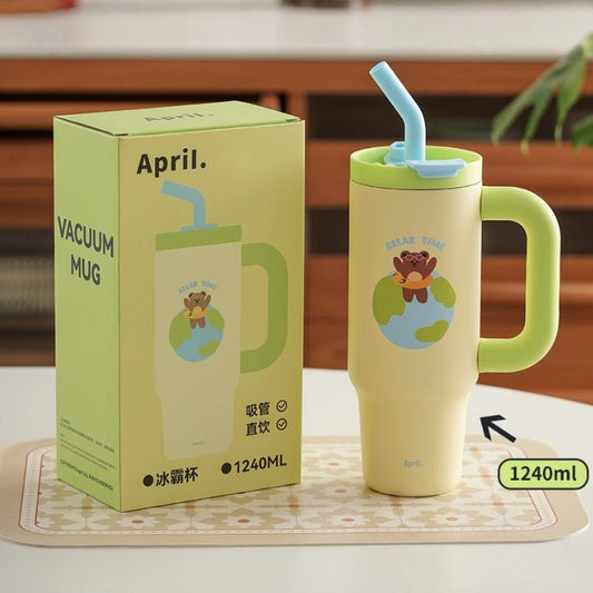 Earth Bear Giant Insulated BottleStainless Steel