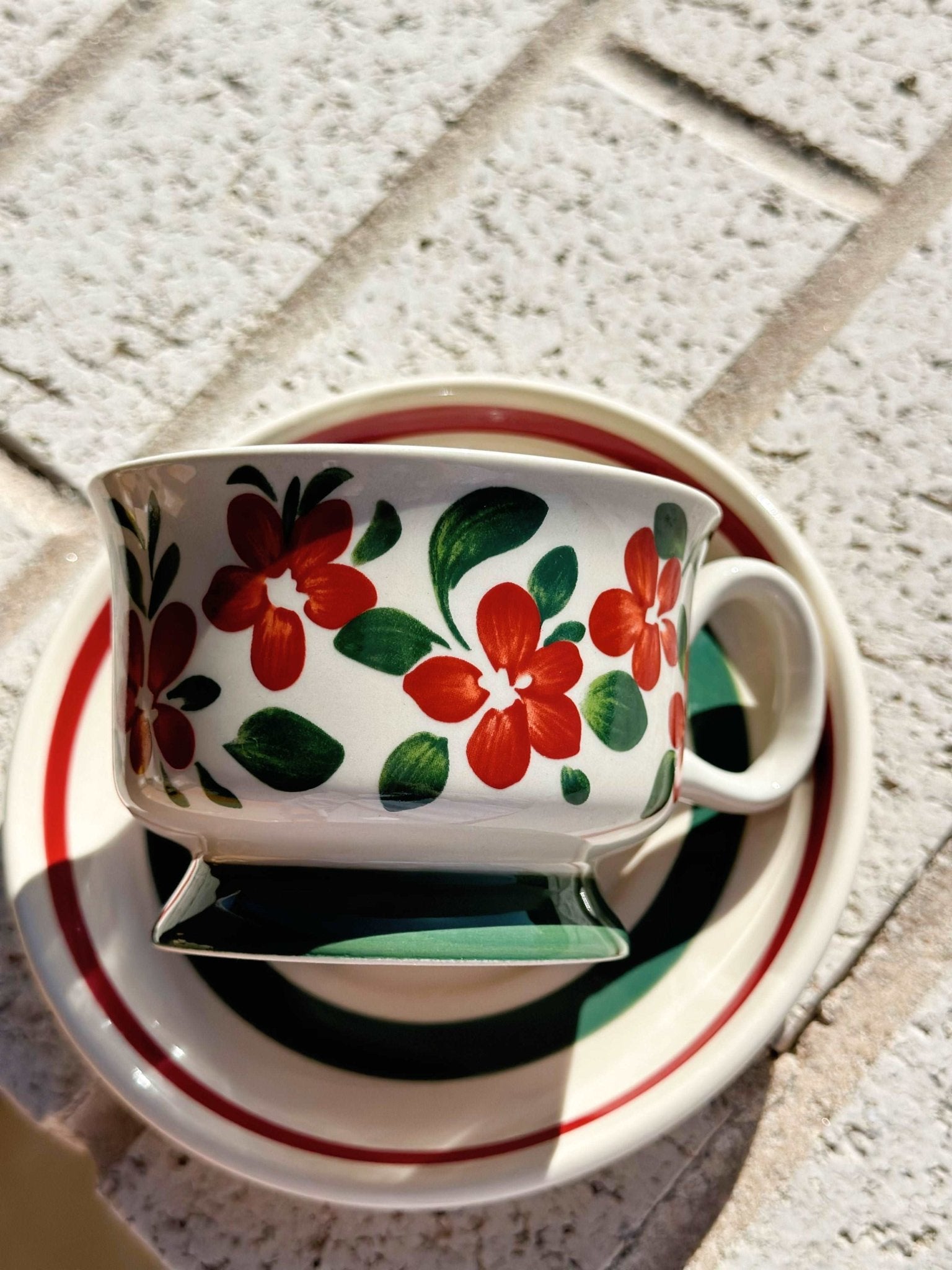 Floral MugPorcelain / Ceramic