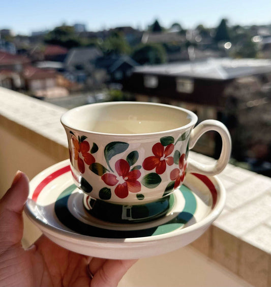 Floral MugPorcelain / Ceramic