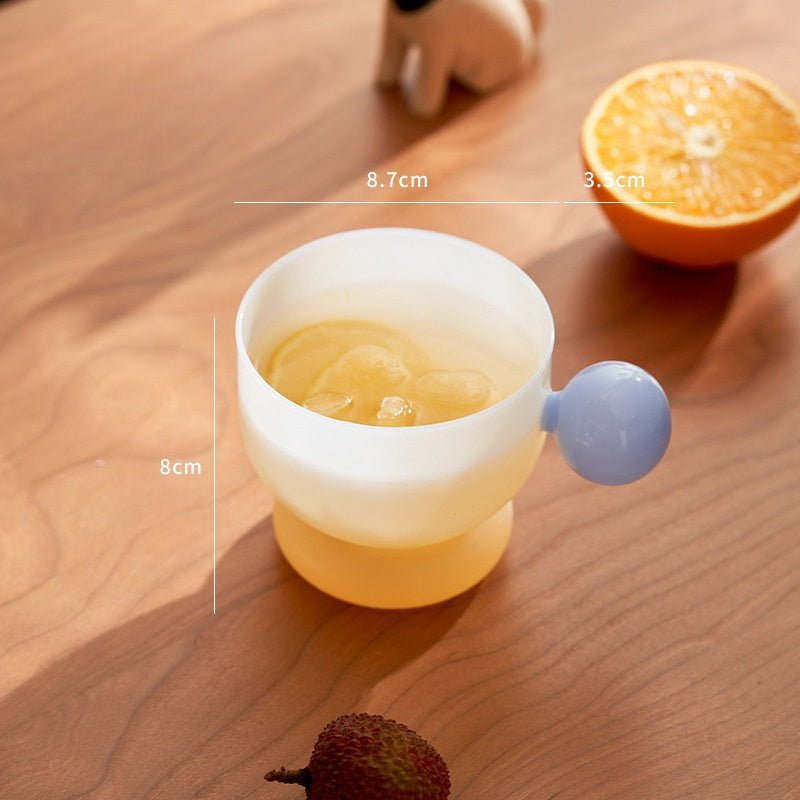 Innovative cup with handleGlass