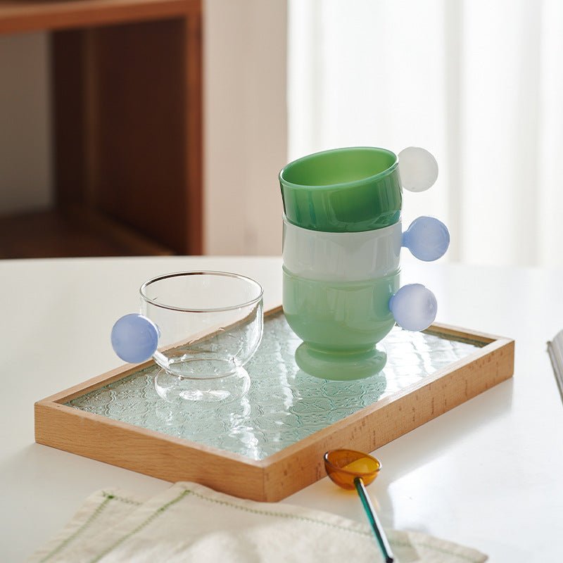 Innovative cup with handleGlass