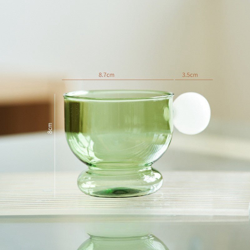 Innovative cup with handleGlass