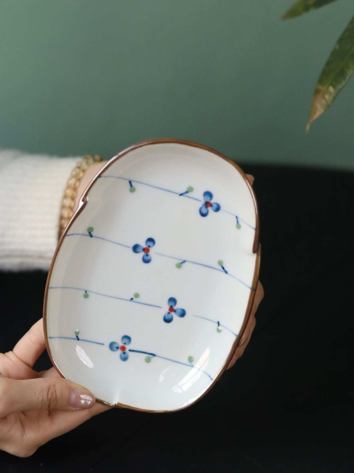 Japanese - style Dessert PlatePorcelain / Ceramic