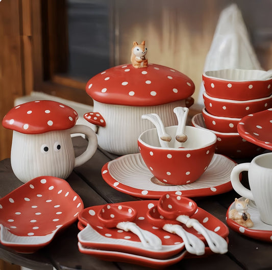 Mushroom TablewarePorcelain / Ceramic