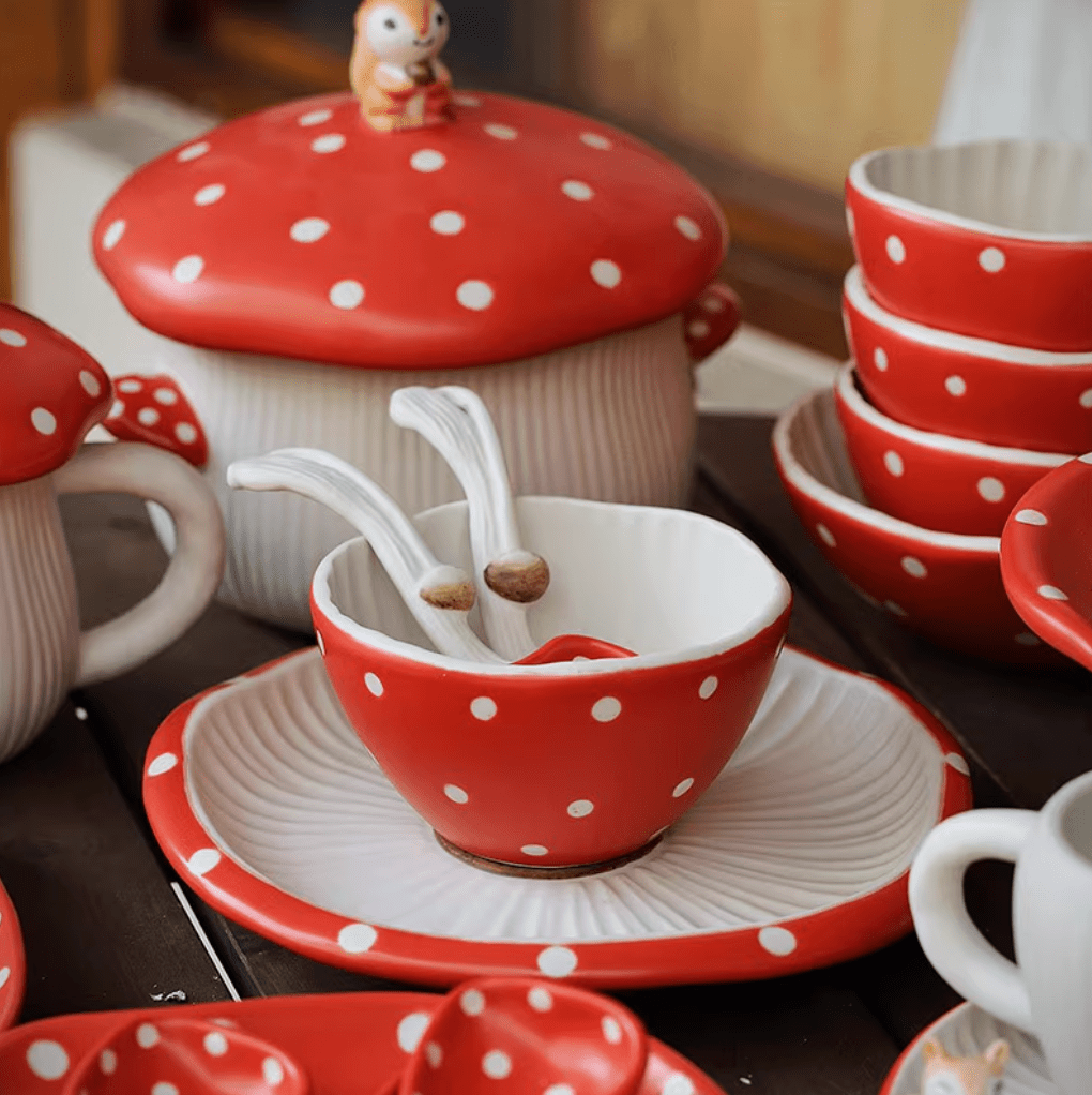 Mushroom TablewarePorcelain / Ceramic