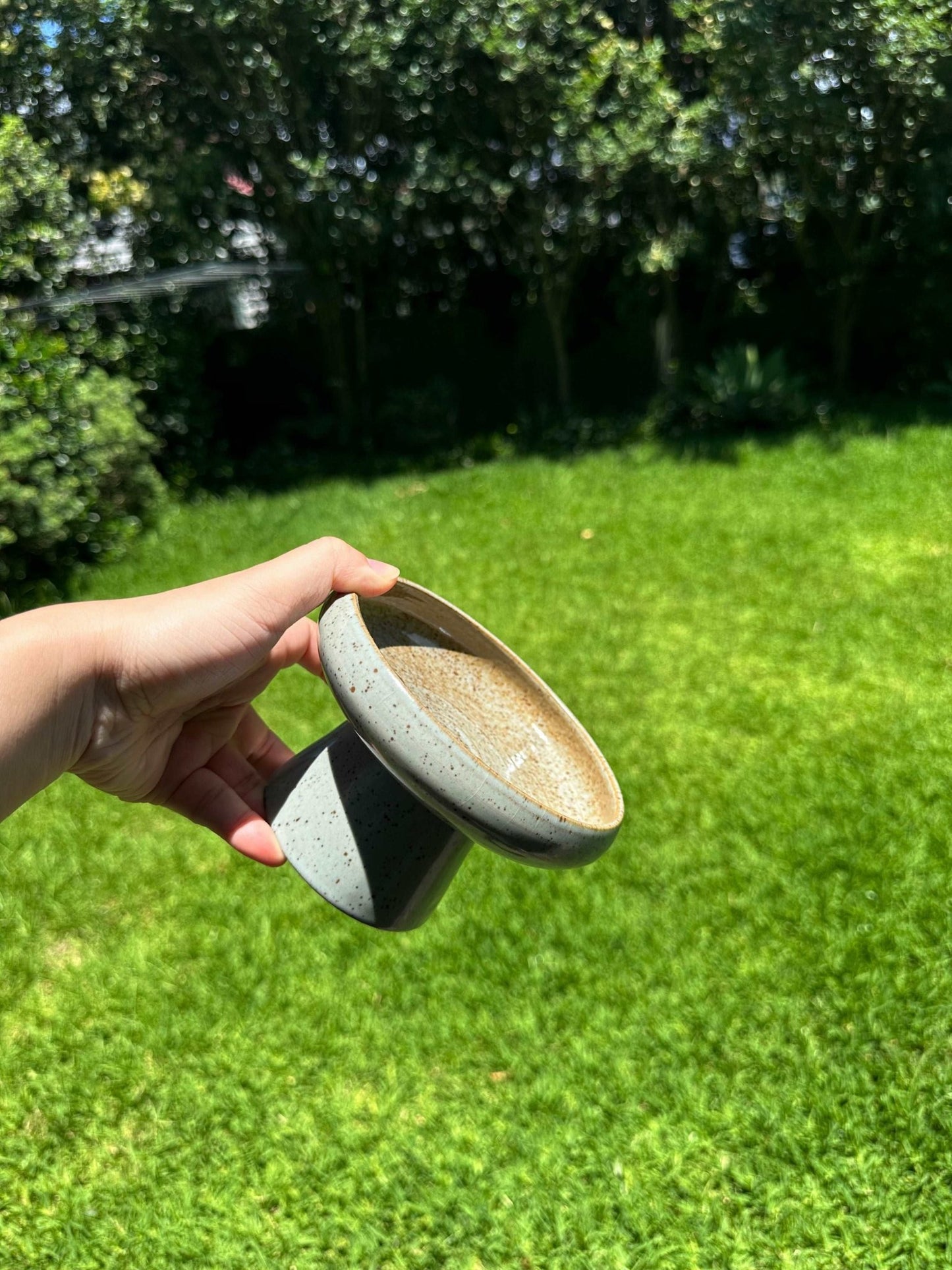 Tall Snack/ Desert Serving BowlCoarse Pottery