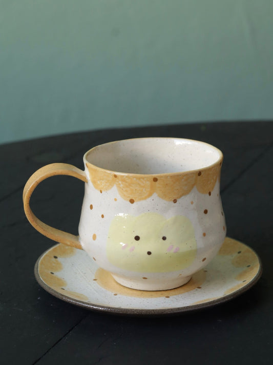 Whimsy Expressions Cup & SaucerCoarse Pottery