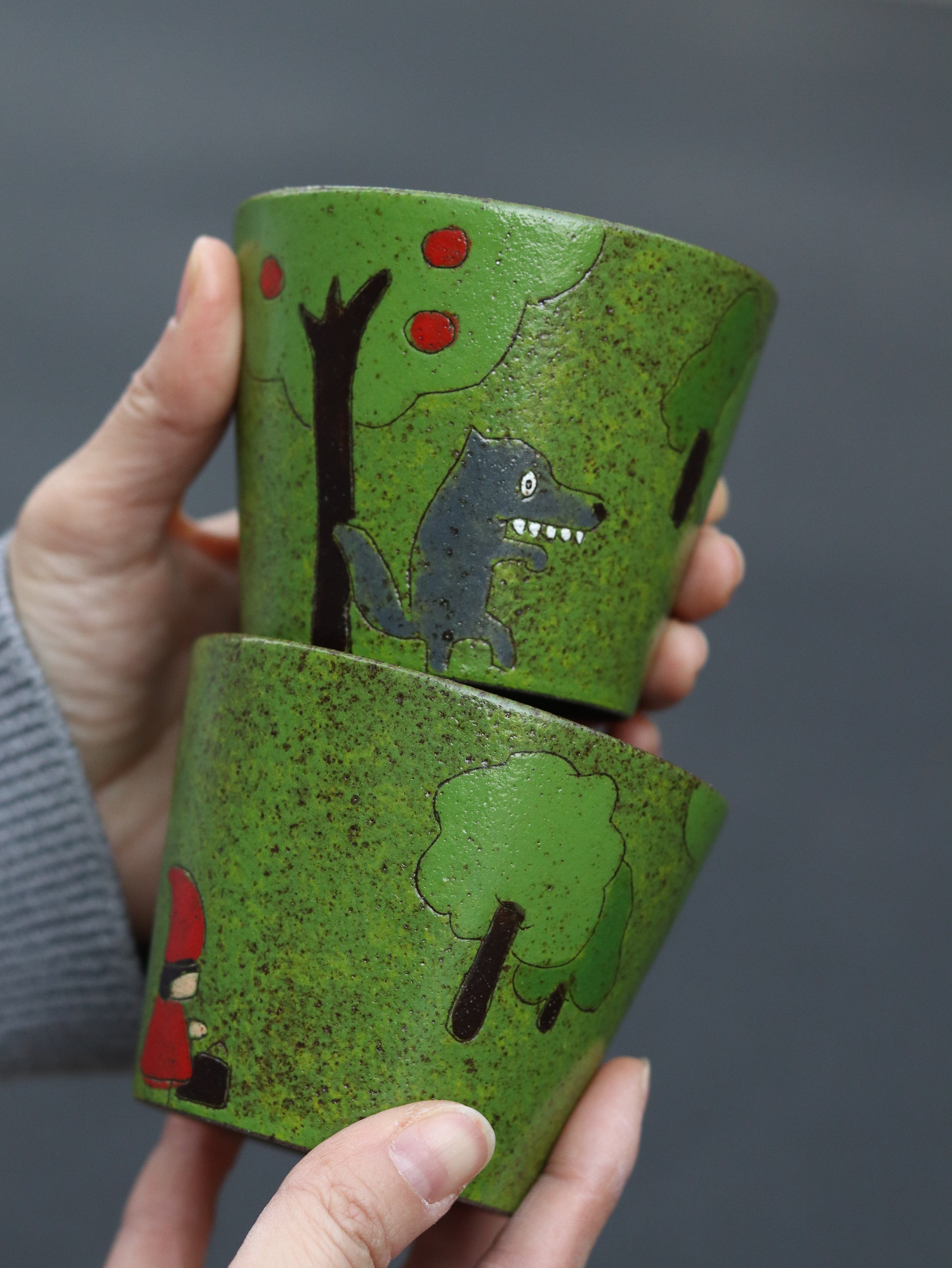 Woodland Tale ceramic mug base