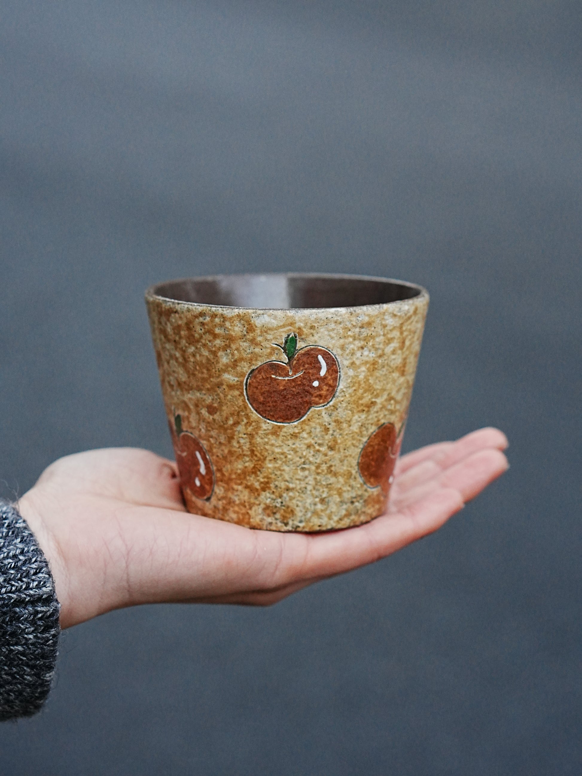 Apple Harvest ceramic cup for coffee