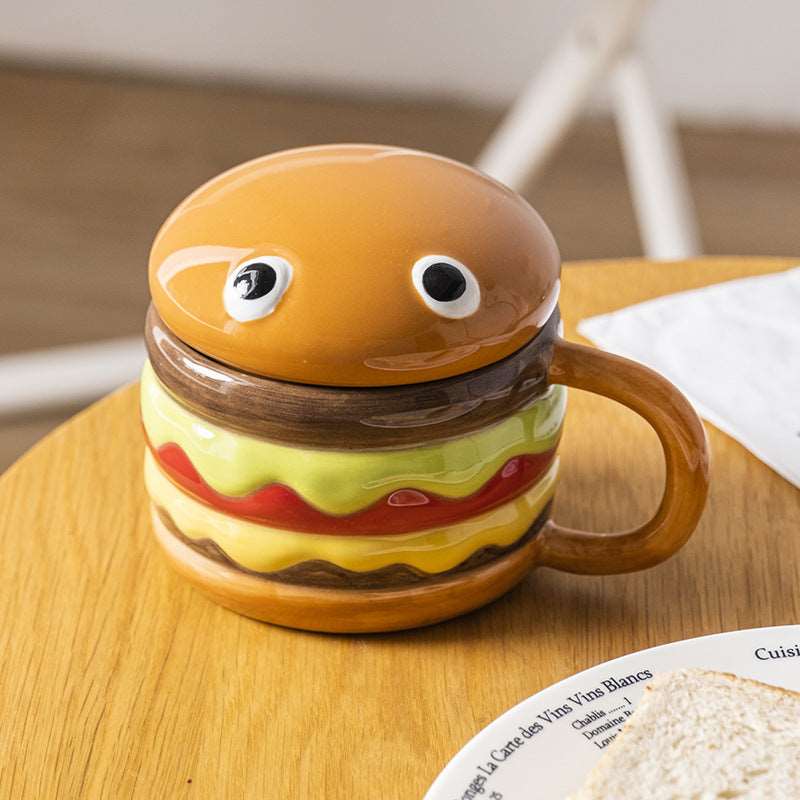 Cute Burger MugPorcelain / Ceramic