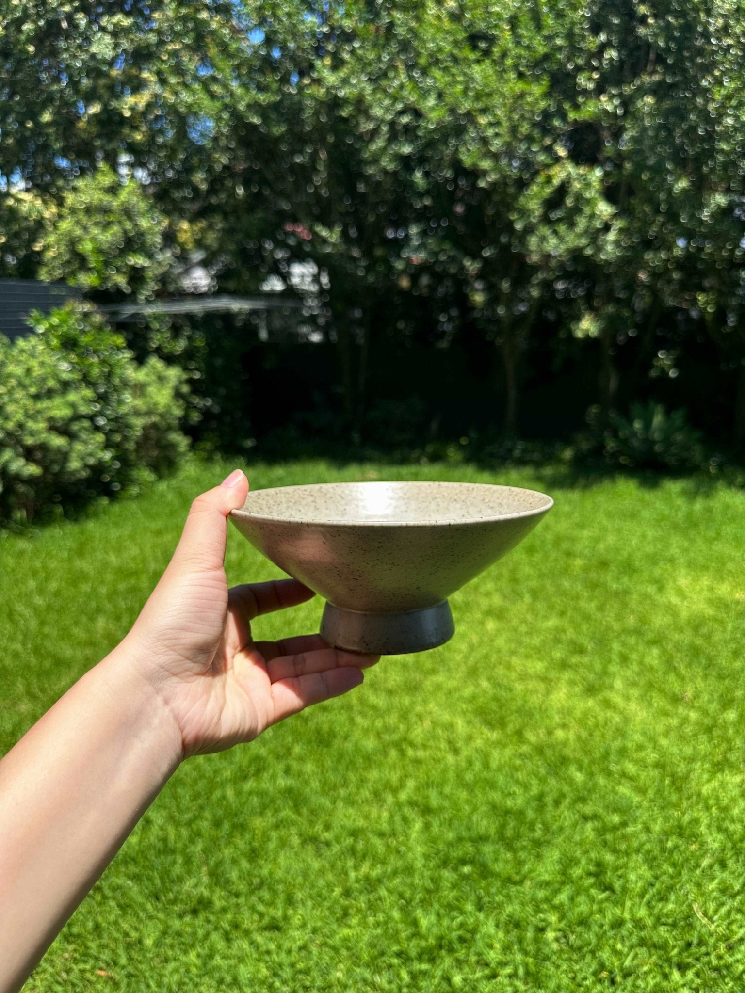 Bamboo Hat BowlCoarse Pottery