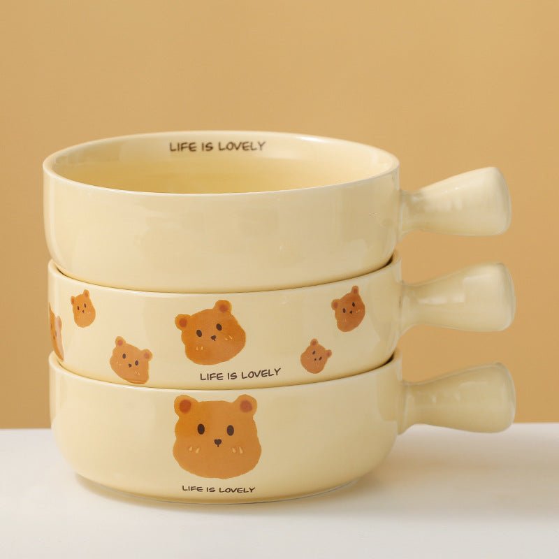 Bear Single Portion BowlPorcelain / Ceramic