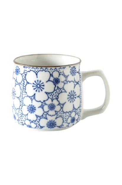 Bluewhite MugPorcelain / Ceramic