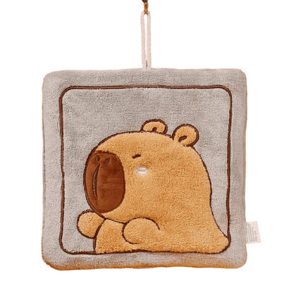 Capybara Hand Towelcoral fleece