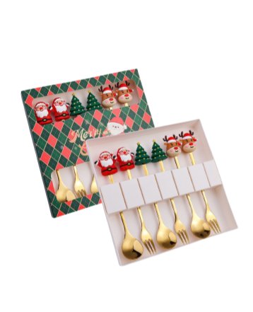 Christmas cutlery set for SixStainless Steel