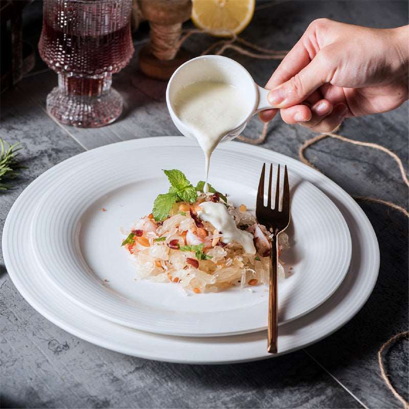 Circular Embossment Plate – Bluewhite