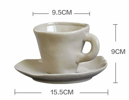 Creative Crafted Mug and Saucer SetPorcelain / Ceramic