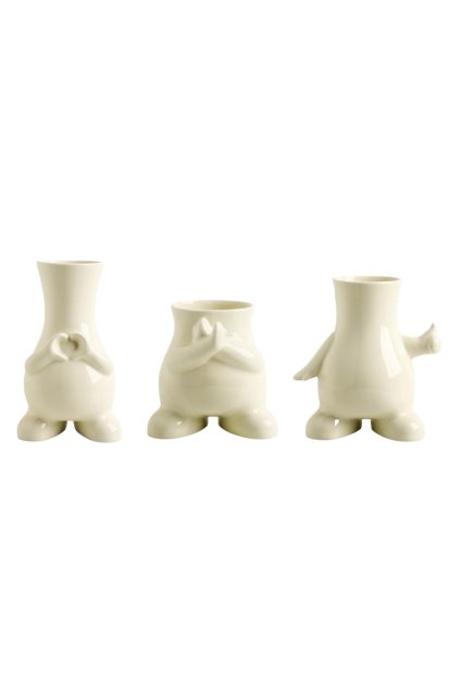 Cute Gesture VasePorcelain / Ceramic