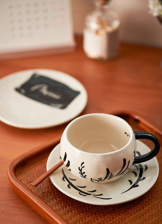 Dove Mug and Saucer SetPorcelain / Ceramic