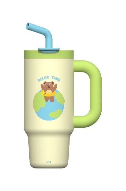 Earth Bear Giant Insulated BottleStainless Steel