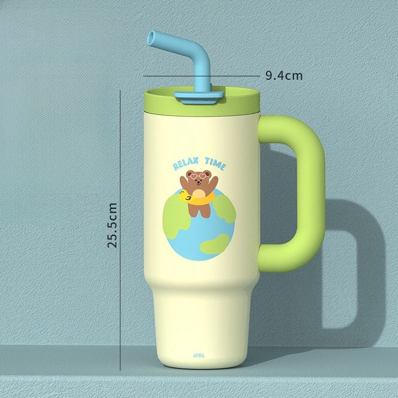 Earth Bear Giant Insulated BottleStainless Steel