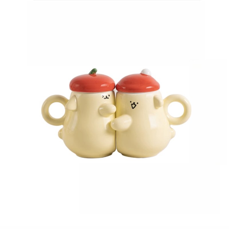 Embracing Hug MugsPorcelain / Ceramic