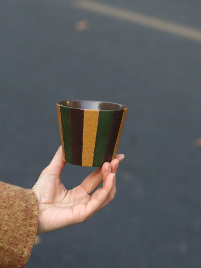 Forest Stripe Artisan MugCoarse Pottery