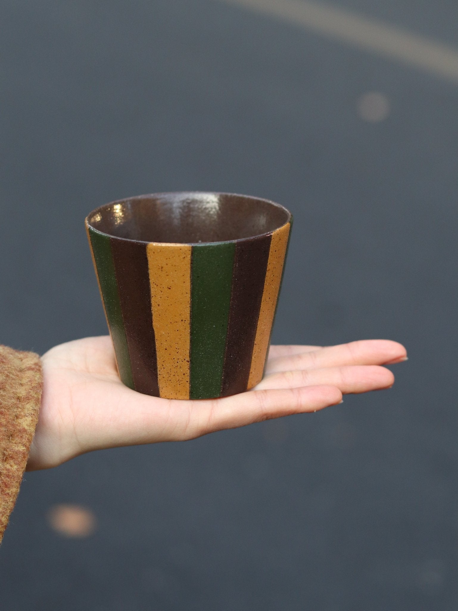 Forest Stripe Artisan MugCoarse Pottery