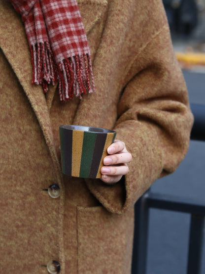 Forest Stripe Artisan MugCoarse Pottery