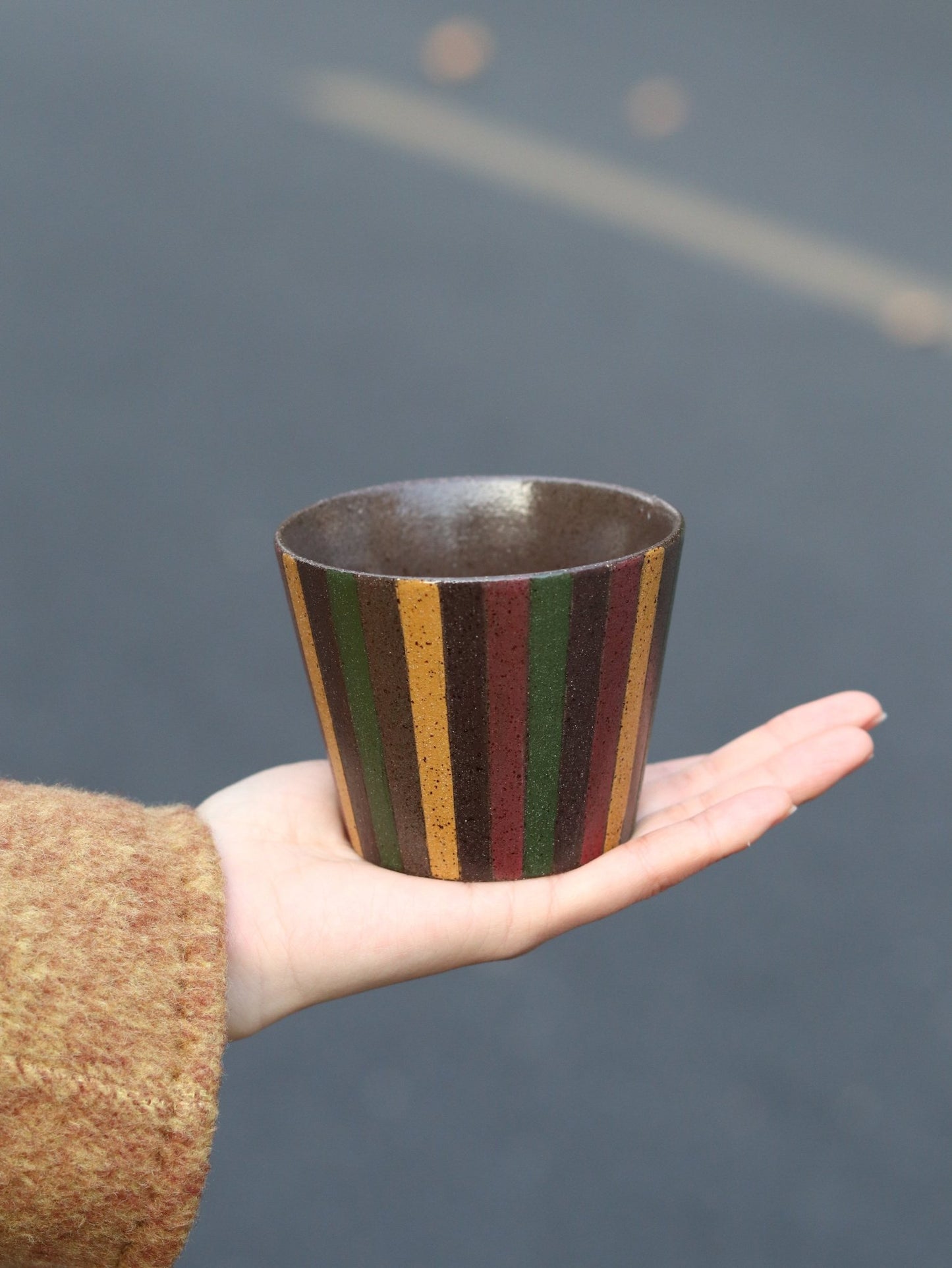 Forest Stripe Artisan MugCoarse Pottery