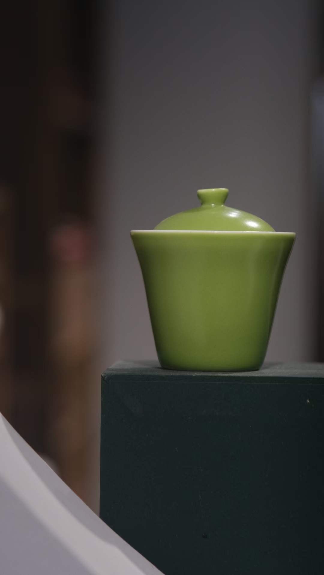 Hand - made Green Glazed Teaware for TwoPorcelain / Ceramic