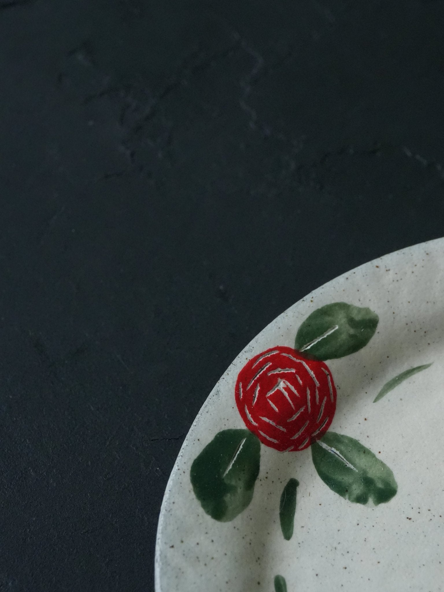 Handcrafted Blossom Cup & PlatePorcelain / Ceramic