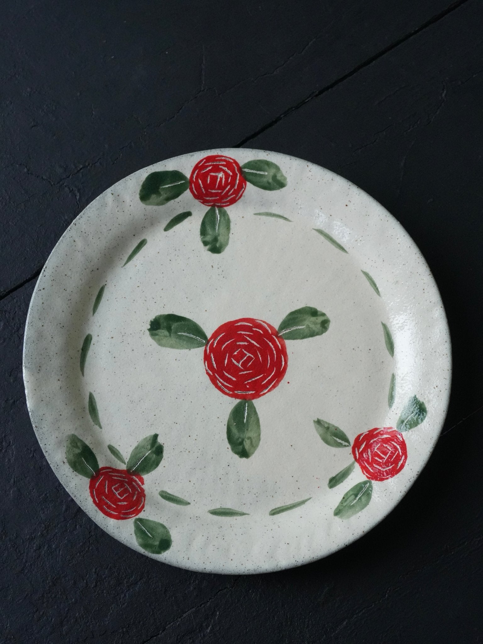 Handcrafted Blossom Cup & PlatePorcelain / Ceramic