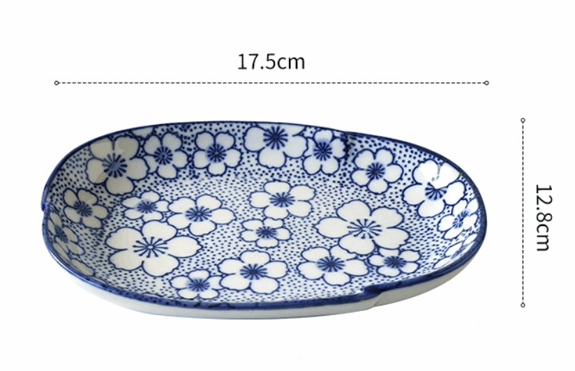 Japanese - style Dessert PlatePorcelain / Ceramic