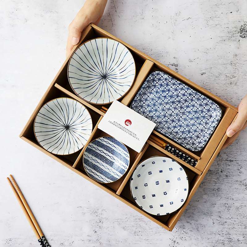 Japanese Spring Tableware Japanese-style dinner set - Waterfall – Bluewhite