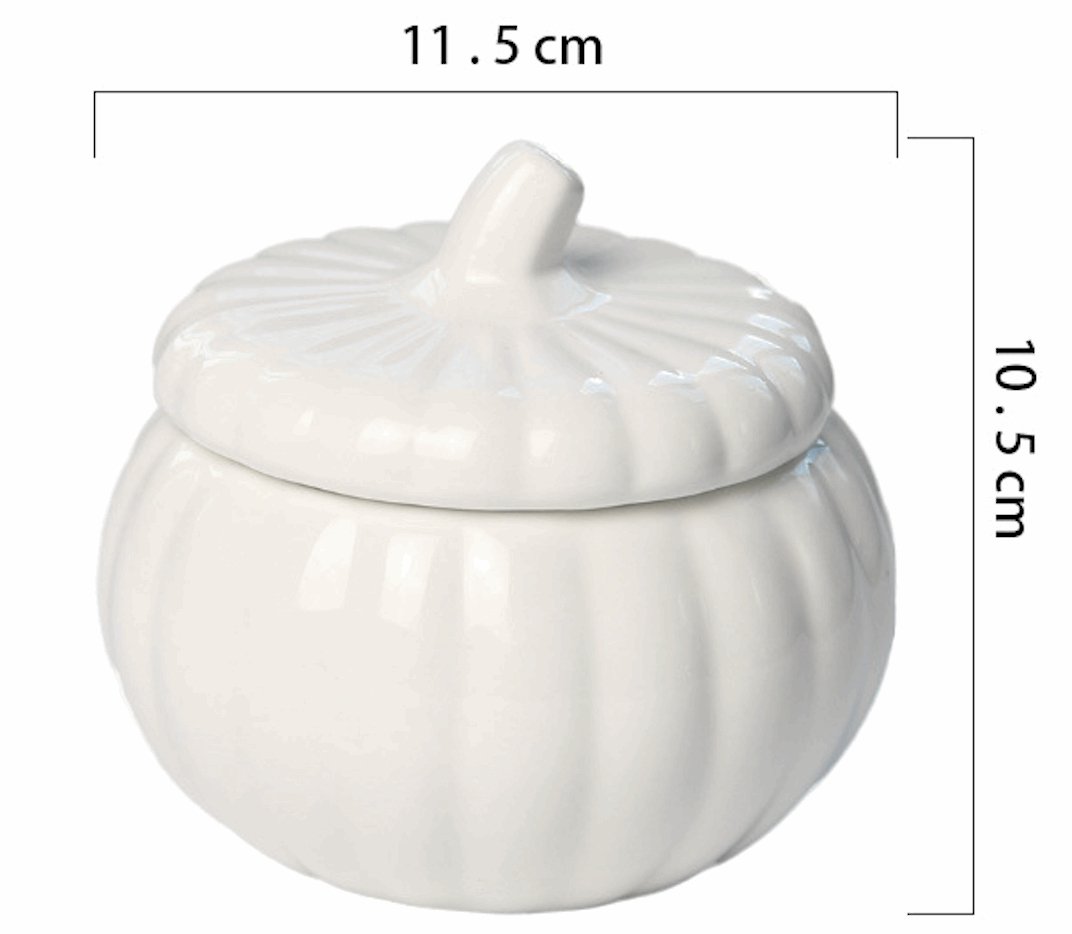 Pumpkin Shaped BowlPorcelain / Ceramic