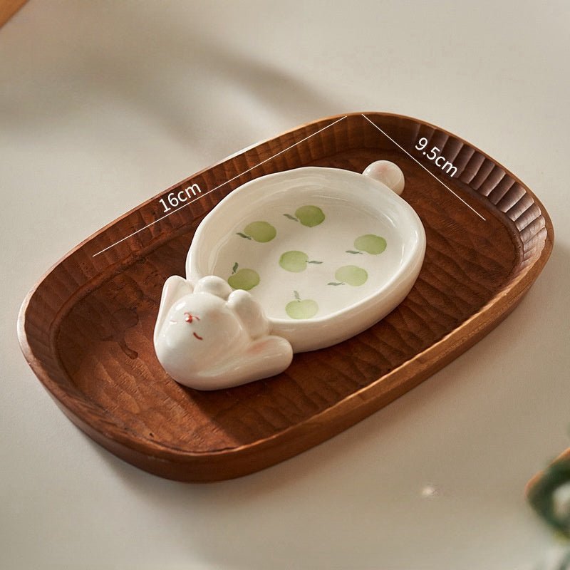 Rabbit PlatePorcelain / Ceramic