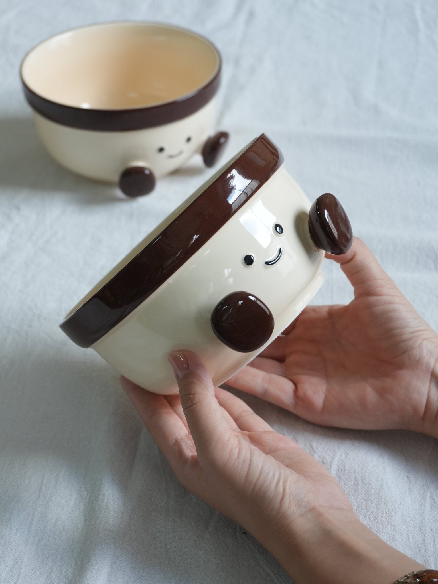 Smiley Cozy BowlPorcelain / Ceramic